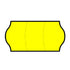 22x12mm Meto Fluoro Yellow Permanent Labels - 30,000 Labels Per Pack - Incl. Free Ink Roller