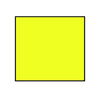 29x28mm Meto Fluoro Yellow Permanent Labels, Non-Tamper Proof - 14,000 Labels Per Pack - Incl. Free Meto Ink Roller