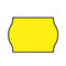 22x16mm Meto Fluoro Yellow Removable Labels, Non-Tamper Proof - 20,000 Labels Per Pack - Incl. Free Ink Roller