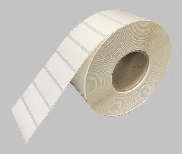 40x15mm Thermal Transfer Printer Labels - 40mm Core - 2,500 Labels Per Roll