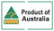21x12mm Product of Australia Freezer Grade Labels, Non-Tamper Proof - 120,000 Labels Per Pack - Incl. Free Jolly Labelling Tool
