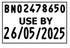 26x16mm USE BY Freezer Grade Labels Package Deal - Date Gun, Labels, Ink Rollers - 200,000 Labels