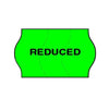 26x16mm Meto Fluoro Green REDUCED Permanent Labels, Tamper Proof - 20,000 Labels Per Pack - Incl. Free Ink Roller